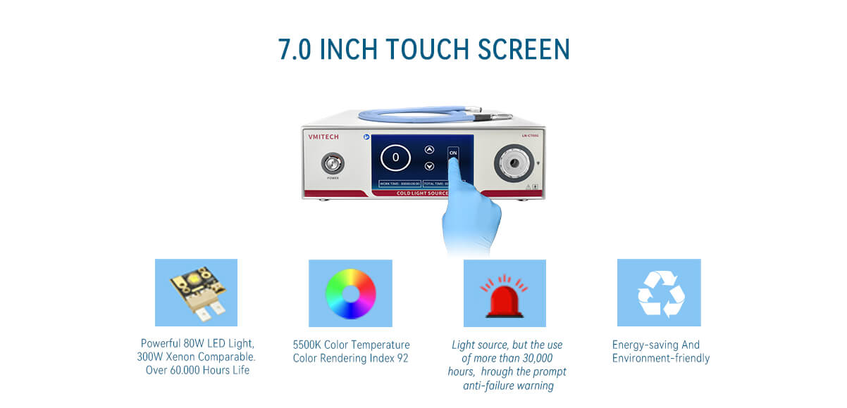 medical endoscope cold led light source,endoscope led cold light source,100w Led cold light source
